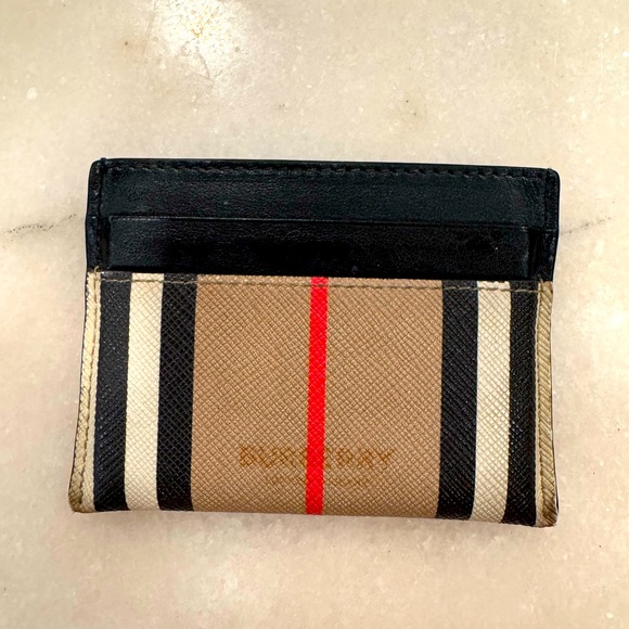 Burberry Checked Card Holder Wallet - Picture 1 of 5